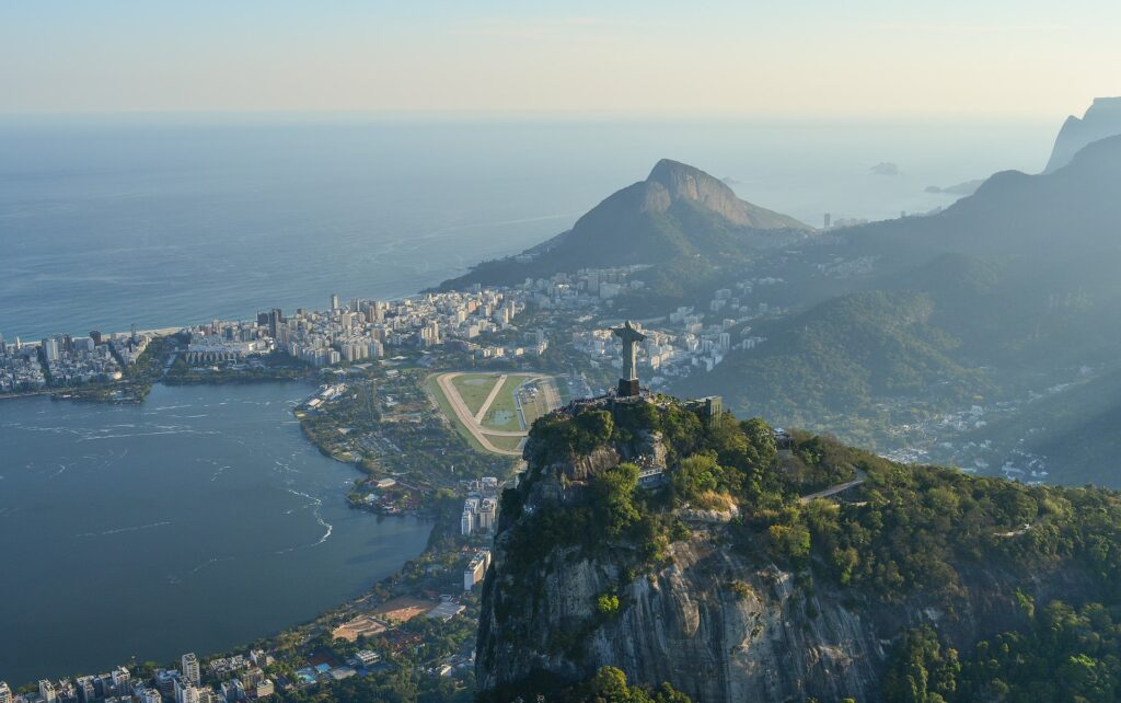 A skyline of Rio de Janeiro in the daytime