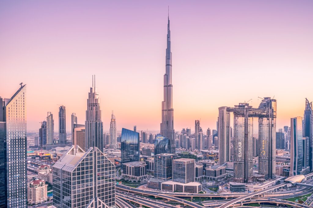 Skyline in the United Arabic Emirates