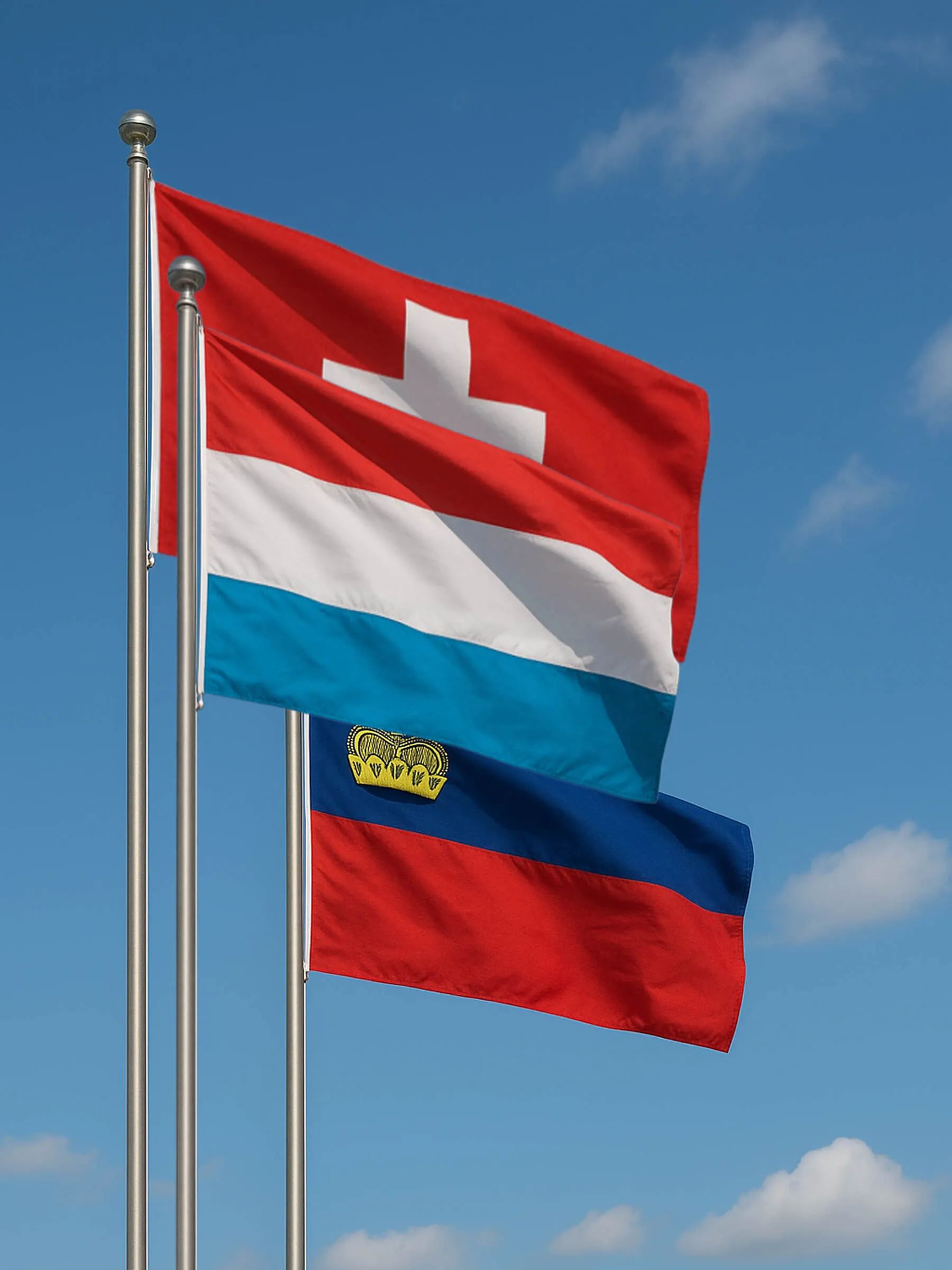 Digital Lawyers service Luxembourg, Liechtenstein & Switzerland flag